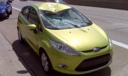crashed Fiesta 3