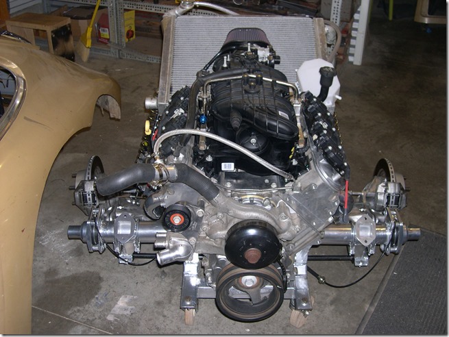 Escalade engine and radiator Escalade engine and radiator