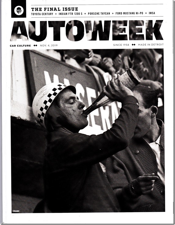 the last Autoweek cover