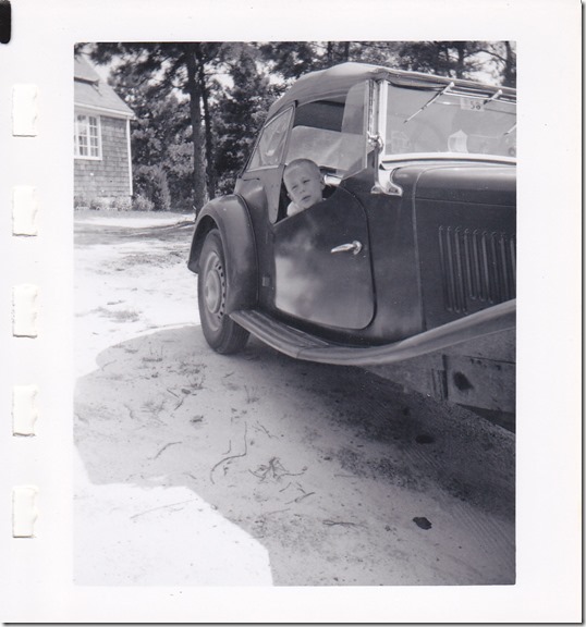 1959 Phil's MG TD with Jim in it